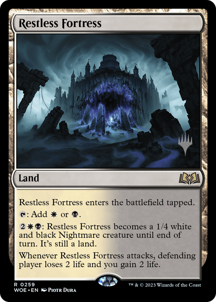 Restless Fortress (Promo Pack) [Wilds of Eldraine Promos] | L.A. Mood Comics and Games