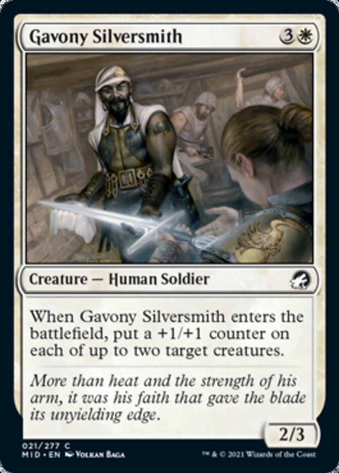 Gavony Silversmith [Innistrad: Midnight Hunt] | L.A. Mood Comics and Games