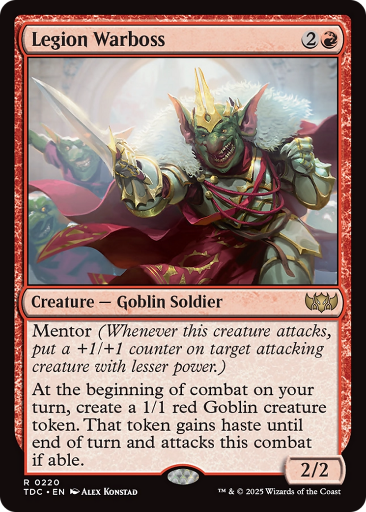 Legion Warboss [Tarkir: Dragonstorm Commander] | L.A. Mood Comics and Games