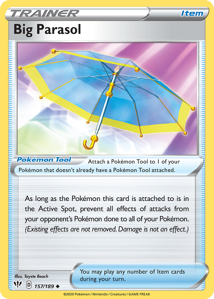 Big Parasol (157/189) [Sword & Shield: Darkness Ablaze] | L.A. Mood Comics and Games