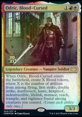 Odric, Blood-Cursed [Innistrad: Crimson Vow Prerelease Promos] | L.A. Mood Comics and Games
