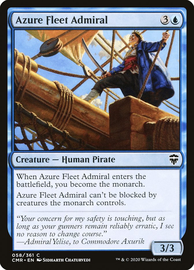 Azure Fleet Admiral [Commander Legends] | L.A. Mood Comics and Games