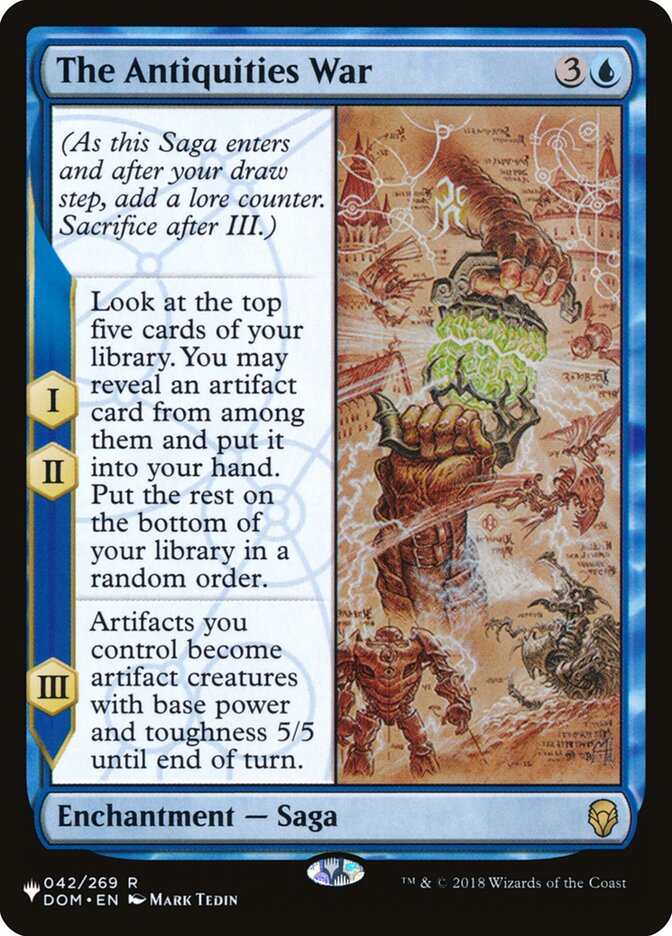The Antiquities War [The List] | L.A. Mood Comics and Games