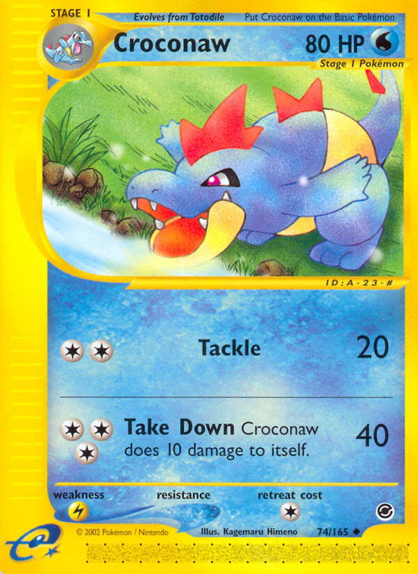 Croconaw (74/165) [Expedition: Base Set] | L.A. Mood Comics and Games