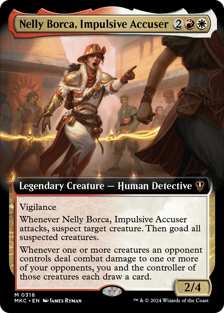 Nelly Borca, Impulsive Accuser (Extended Art) [Murders at Karlov Manor Commander] | L.A. Mood Comics and Games
