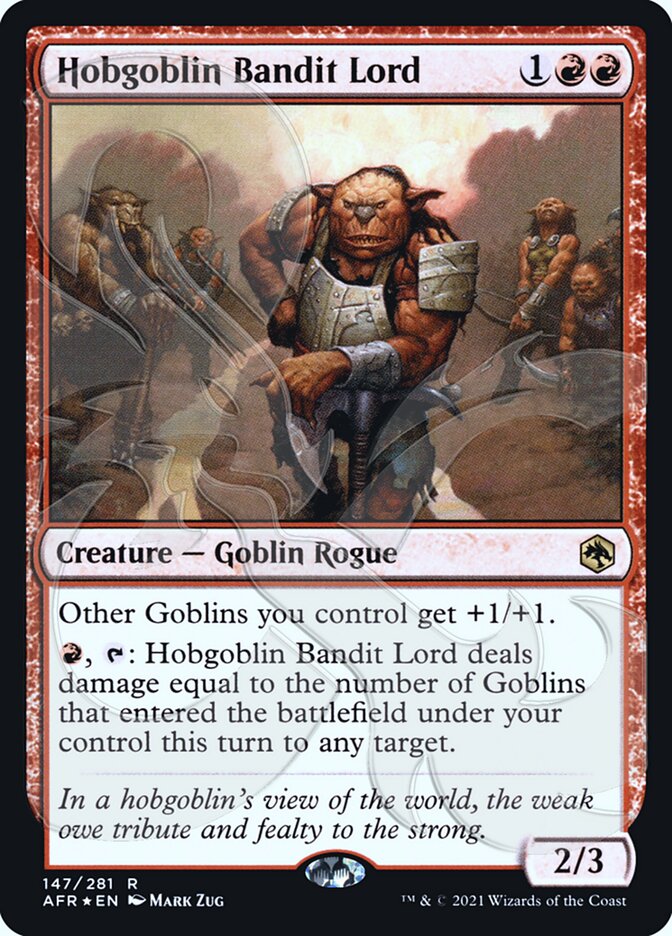 Hobgoblin Bandit Lord (Ampersand Promo) [Dungeons & Dragons: Adventures in the Forgotten Realms Promos] | L.A. Mood Comics and Games