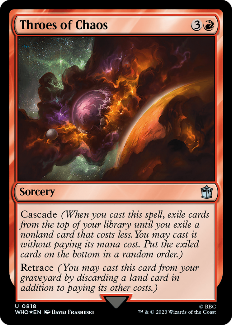 Throes of Chaos (Surge Foil) [Doctor Who] | L.A. Mood Comics and Games