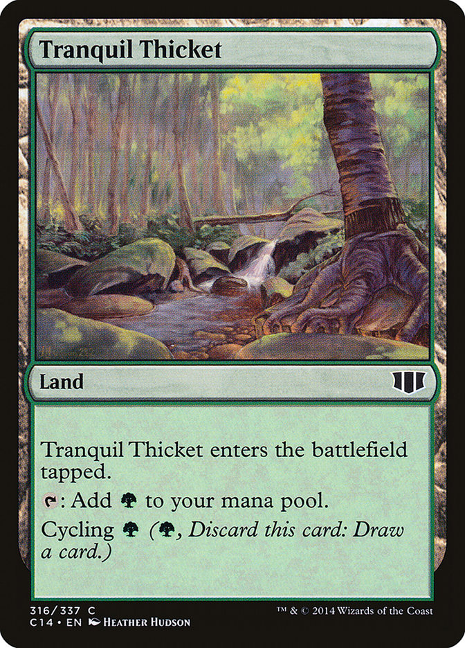 Tranquil Thicket [Commander 2014] | L.A. Mood Comics and Games