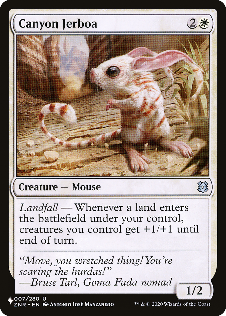 Canyon Jerboa [The List] | L.A. Mood Comics and Games