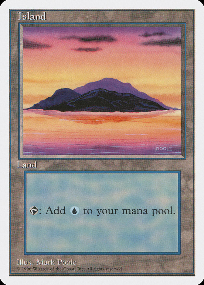 Island (Dark Clouds, Signature on Bottom Right) [Introductory Two-Player Set] | L.A. Mood Comics and Games