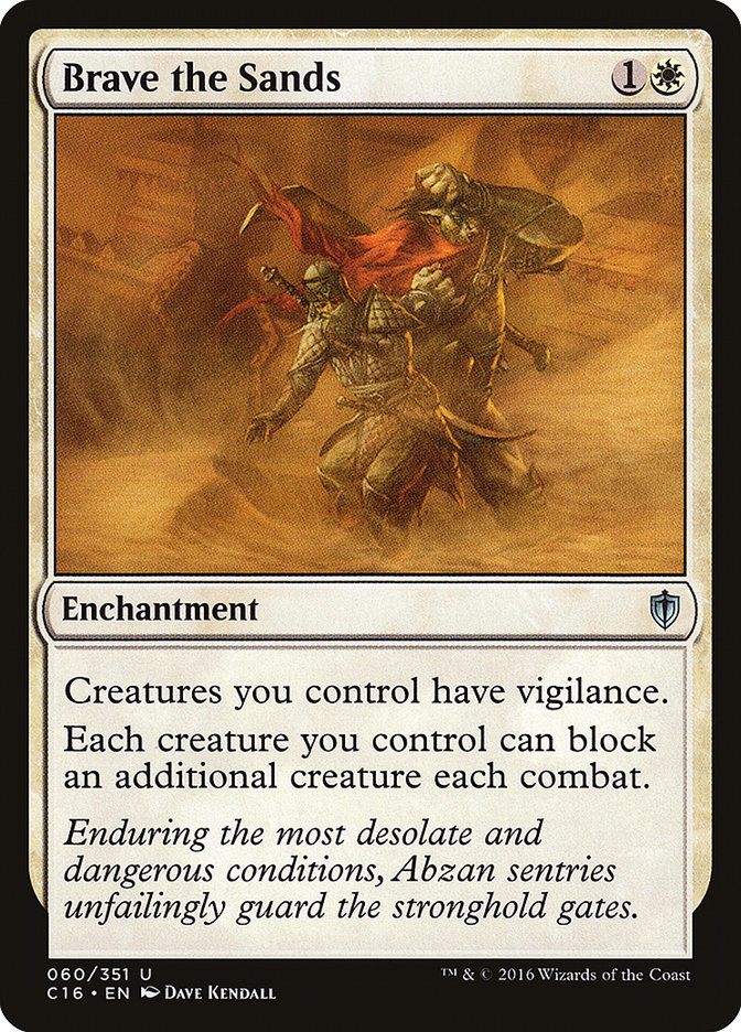 Brave the Sands [Commander 2016] | L.A. Mood Comics and Games