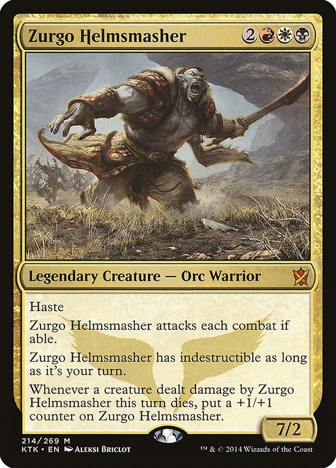 Zurgo Helmsmasher [Khans of Tarkir] | L.A. Mood Comics and Games