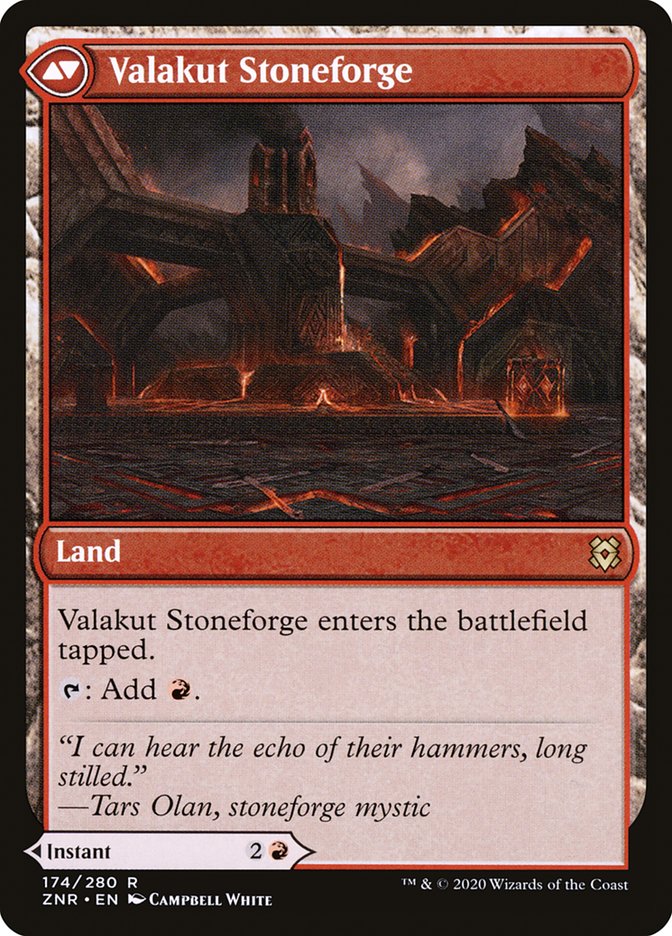 Valakut Awakening // Valakut Stoneforge [Zendikar Rising] | L.A. Mood Comics and Games