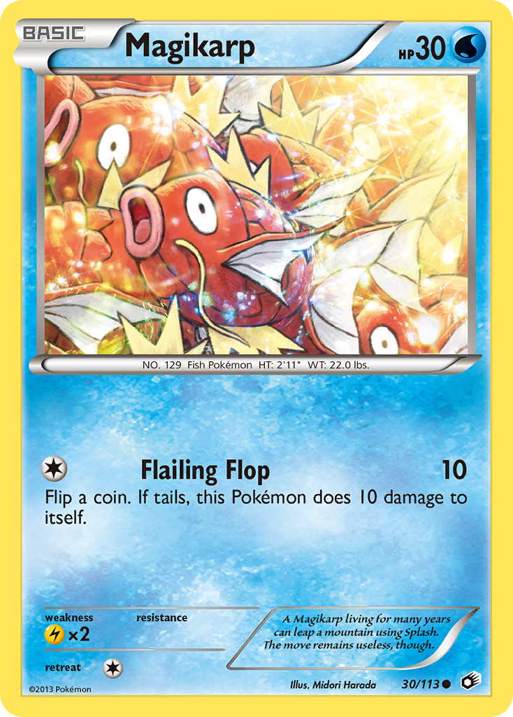 Magikarp (30/113) [Black & White: Legendary Treasures] | L.A. Mood Comics and Games
