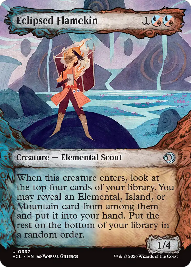 Eclipsed Flamekin (Showcase) [Lorwyn Eclipsed] | L.A. Mood Comics and Games