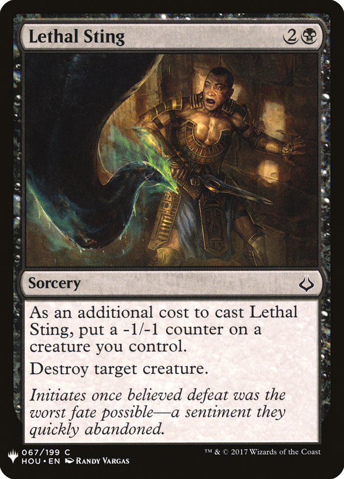 Lethal Sting [Mystery Booster] | L.A. Mood Comics and Games