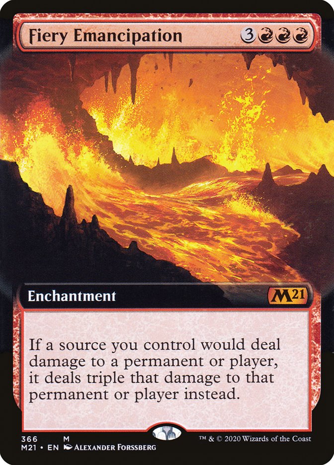 Fiery Emancipation (Extended Art) [Core Set 2021] | L.A. Mood Comics and Games