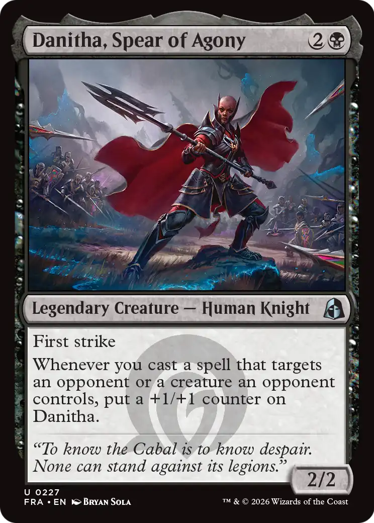 Danitha, Spear of Agony [Reality Fracture] | L.A. Mood Comics and Games