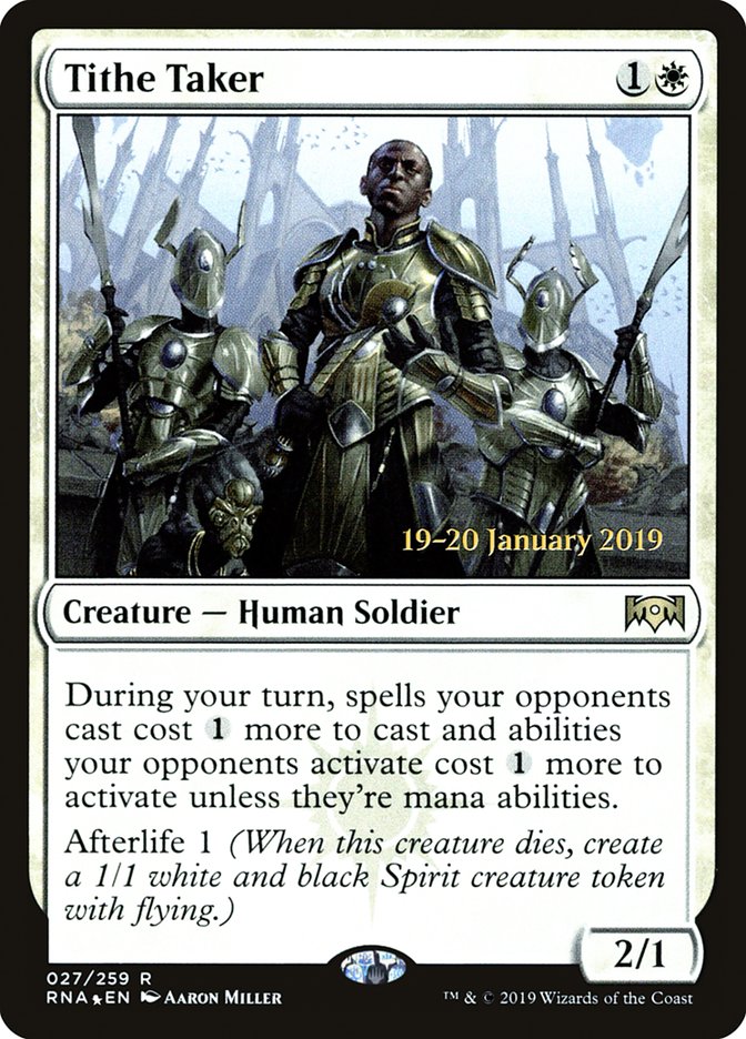 Tithe Taker [Ravnica Allegiance Prerelease Promos] | L.A. Mood Comics and Games