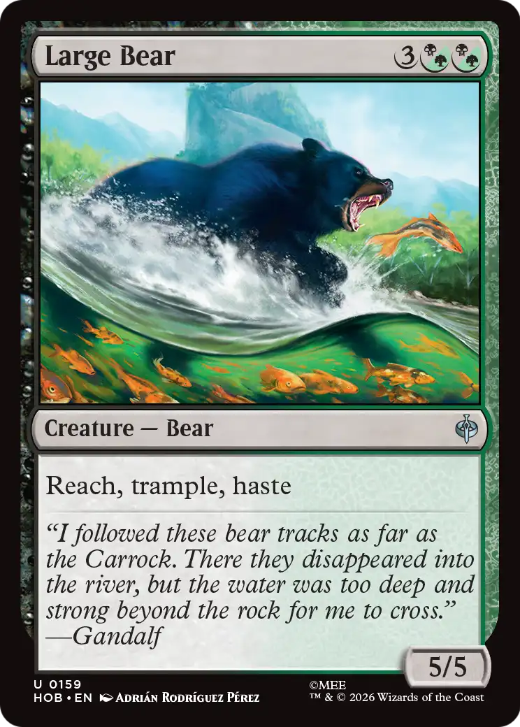 Large Bear [The Hobbit] | L.A. Mood Comics and Games