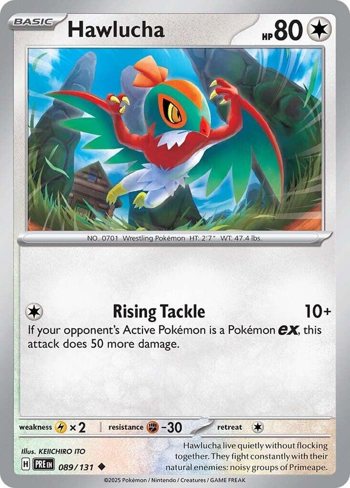 Hawlucha (089/131) [Scarlet & Violet: Prismatic Evolutions] | L.A. Mood Comics and Games