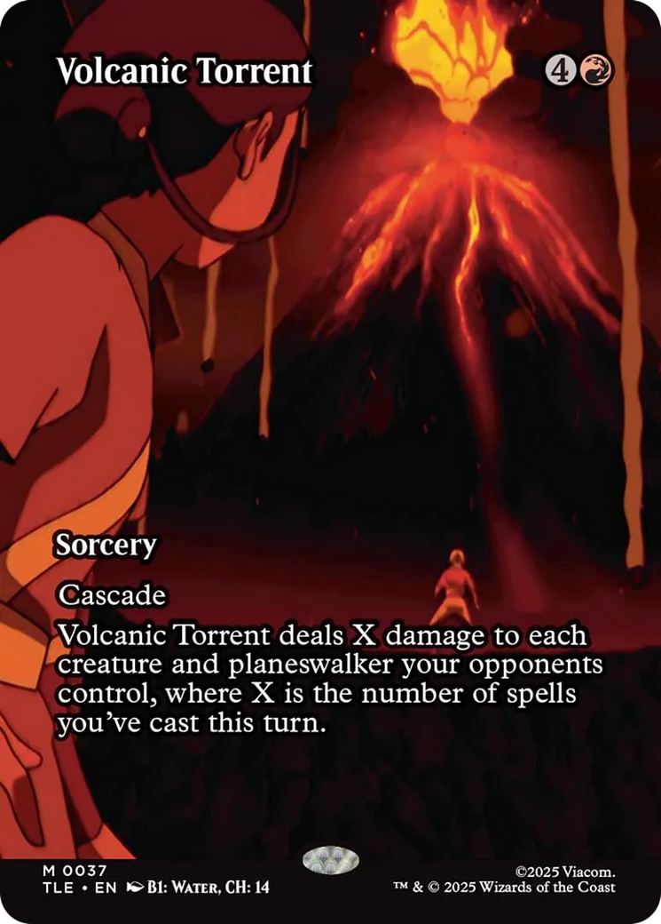 Volcanic Torrent (Borderless) [Avatar: The Last Airbender: Eternal-Legal] | L.A. Mood Comics and Games