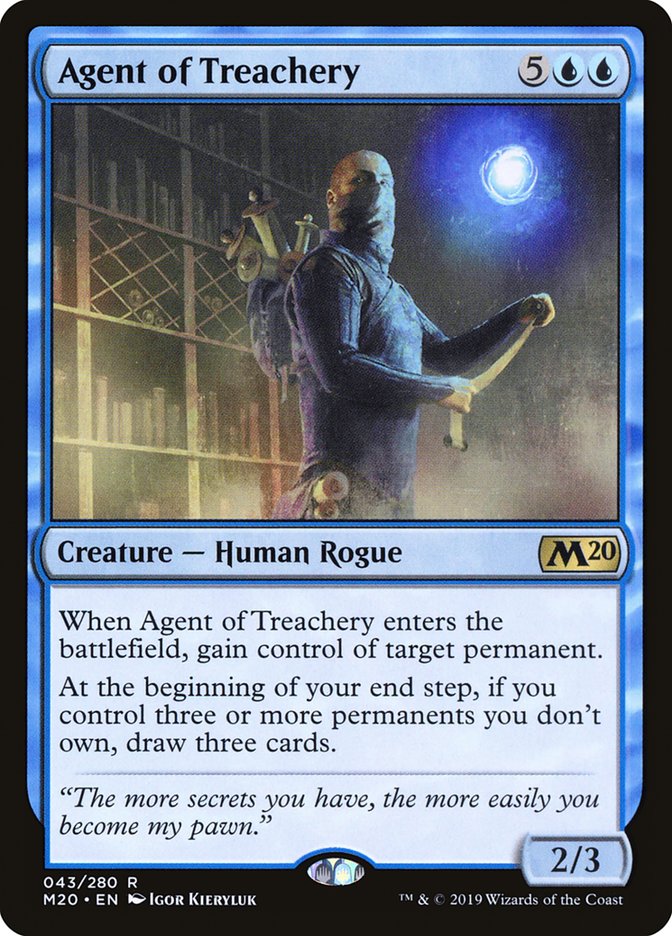 Agent of Treachery [Core Set 2020] | L.A. Mood Comics and Games