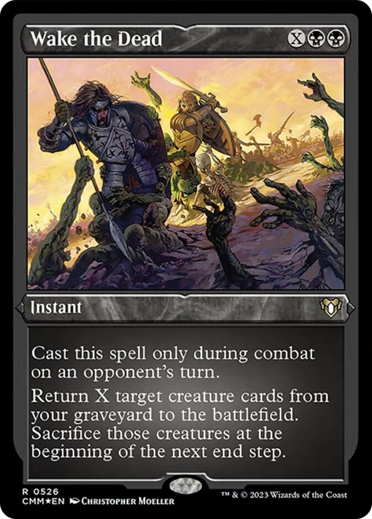 Wake the Dead (Foil Etched) [Commander Masters] | L.A. Mood Comics and Games