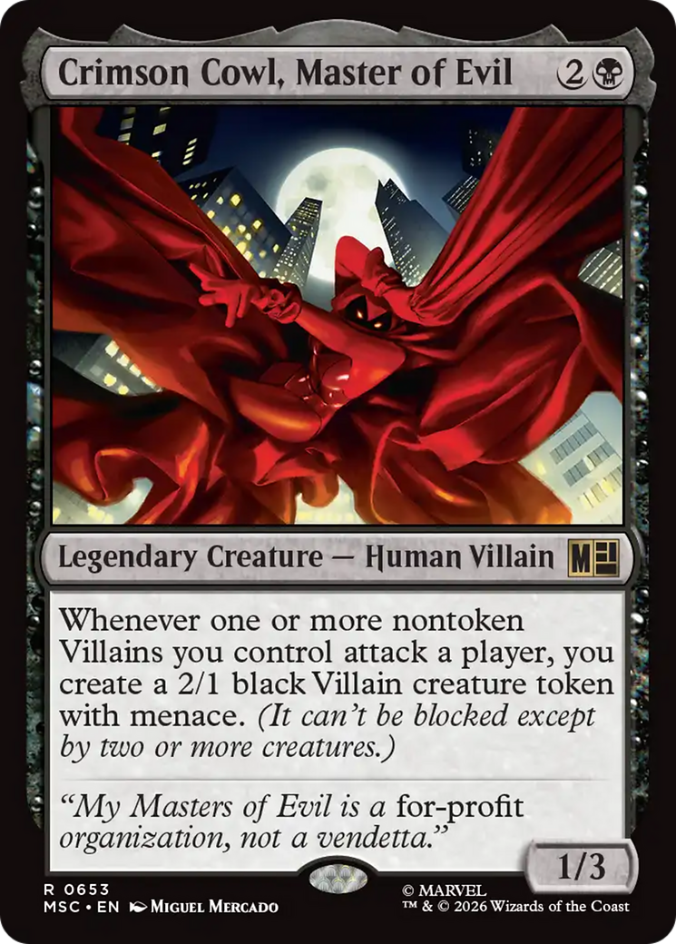Crimson Cowl, Master of Evil [Marvel Super Heroes Commander] | L.A. Mood Comics and Games