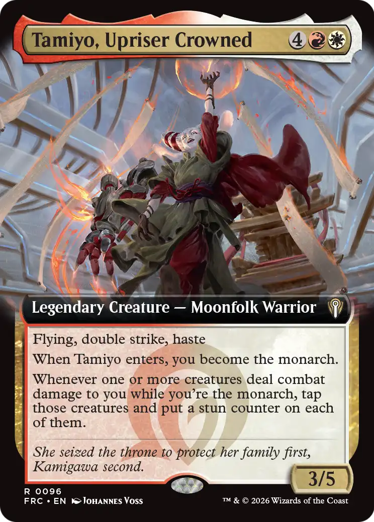 Tamiyo, Upriser Crowned (Extended Art) [Reality Fracture Commander] | L.A. Mood Comics and Games