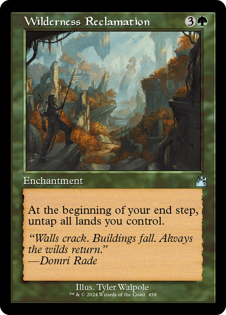 Wilderness Reclamation (Retro Frame) [Ravnica Remastered] | L.A. Mood Comics and Games