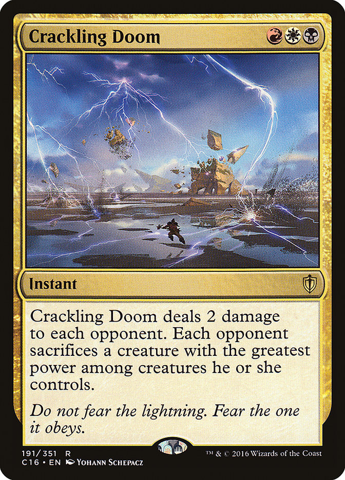 Crackling Doom [Commander 2016] | L.A. Mood Comics and Games