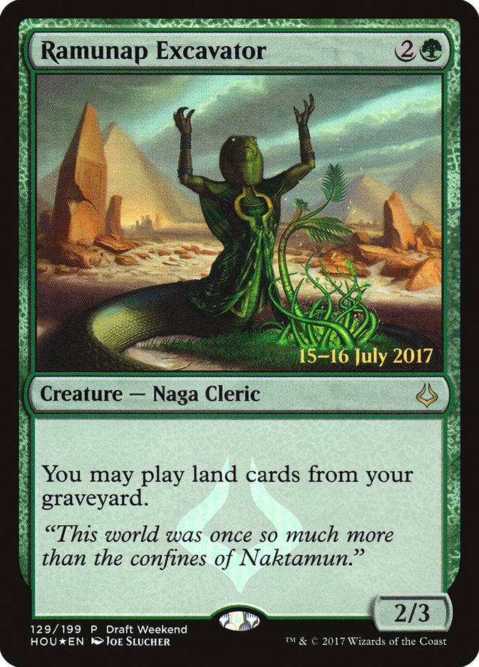 Ramunap Excavator (Draft Weekend) [Hour of Devastation Promos] | L.A. Mood Comics and Games