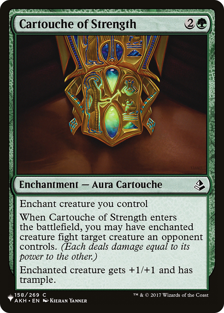 Cartouche of Strength [The List Reprints] | L.A. Mood Comics and Games