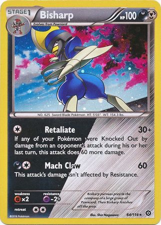 Bisharp (64/114) (Cosmos Holo) [XY: Steam Siege] | L.A. Mood Comics and Games