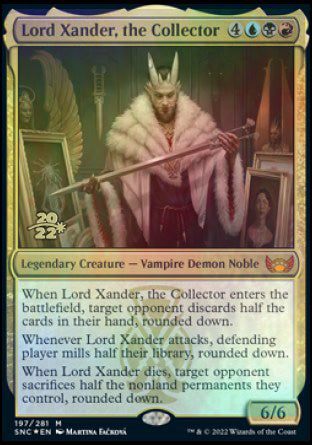 Lord Xander, the Collector [Streets of New Capenna Prerelease Promos] | L.A. Mood Comics and Games