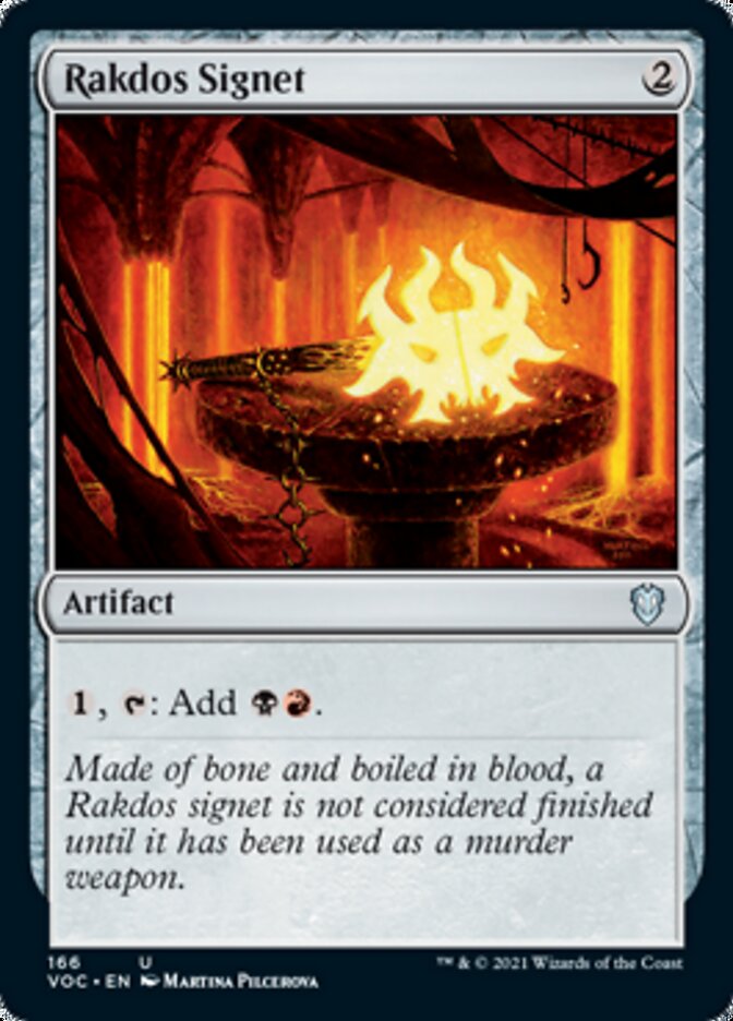 Rakdos Signet [Innistrad: Crimson Vow Commander] | L.A. Mood Comics and Games