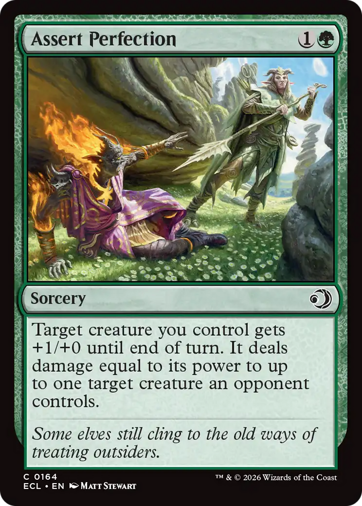 Assert Perfection [Lorwyn Eclipsed] | L.A. Mood Comics and Games