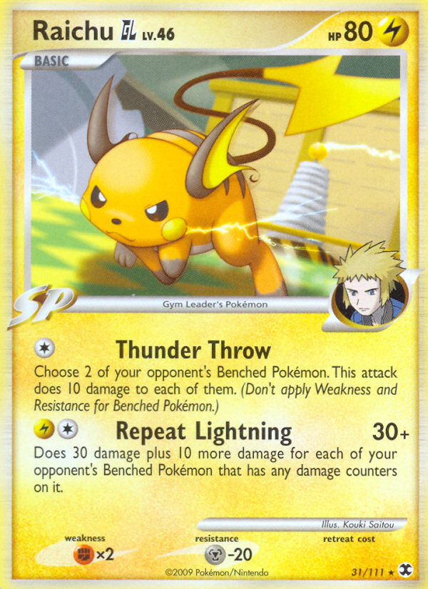 Raichu GL (31/111) [Platinum: Rising Rivals] | L.A. Mood Comics and Games