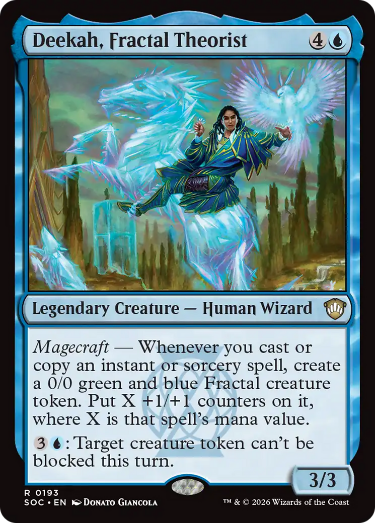 Deekah, Fractal Theorist [Secrets of Strixhaven Commander] | L.A. Mood Comics and Games