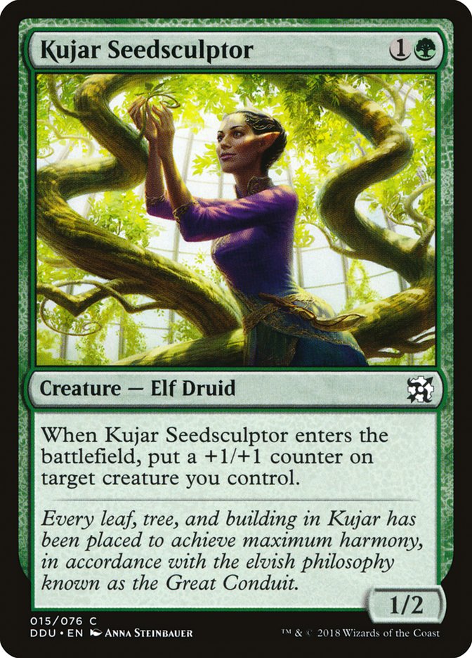 Kujar Seedsculptor [Duel Decks: Elves vs. Inventors] | L.A. Mood Comics and Games