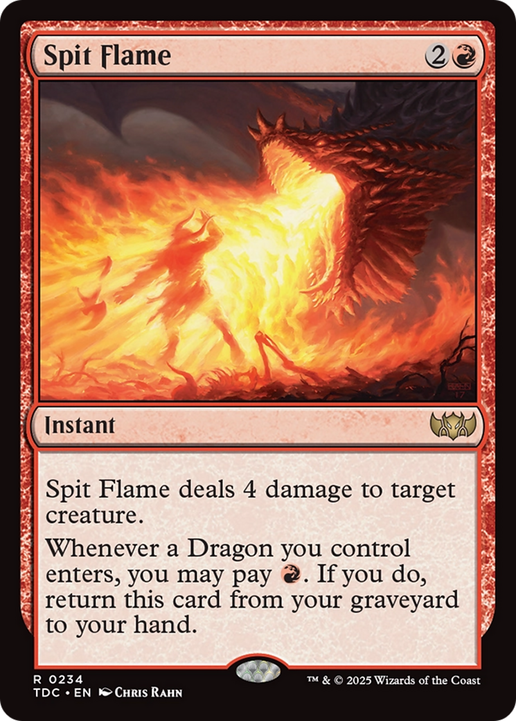 Spit Flame [Tarkir: Dragonstorm Commander] | L.A. Mood Comics and Games