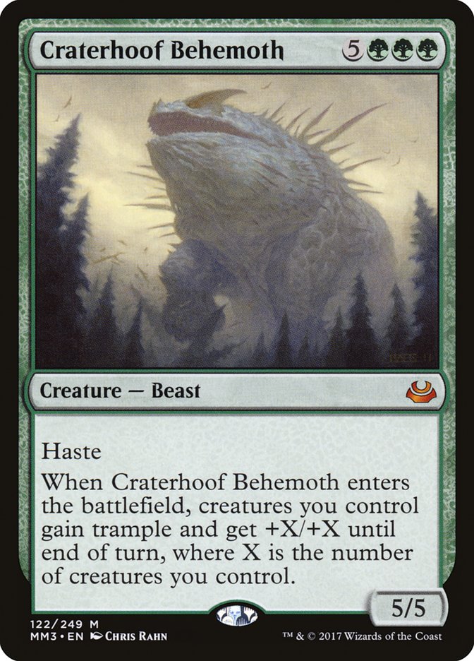 Craterhoof Behemoth [Modern Masters 2017] | L.A. Mood Comics and Games