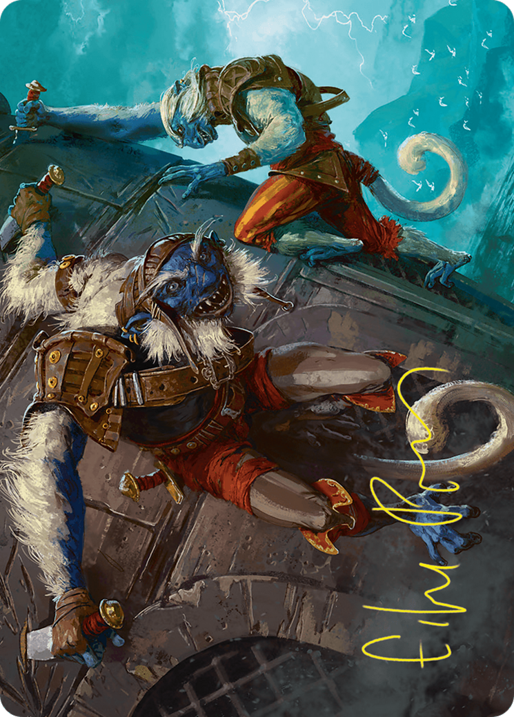 Goblin Boarders Art Card (11/54) (Gold-Stamped Signature) [Foundations Art Series] | L.A. Mood Comics and Games
