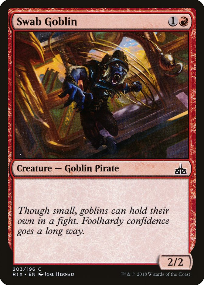 Swab Goblin [Rivals of Ixalan] | L.A. Mood Comics and Games