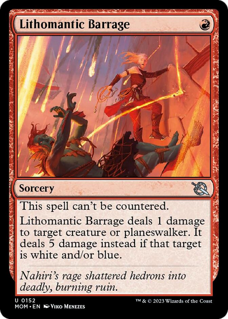 Lithomantic Barrage [March of the Machine] | L.A. Mood Comics and Games