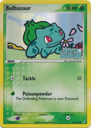 Bulbasaur (45/100) (Stamped) [EX: Crystal Guardians] | L.A. Mood Comics and Games