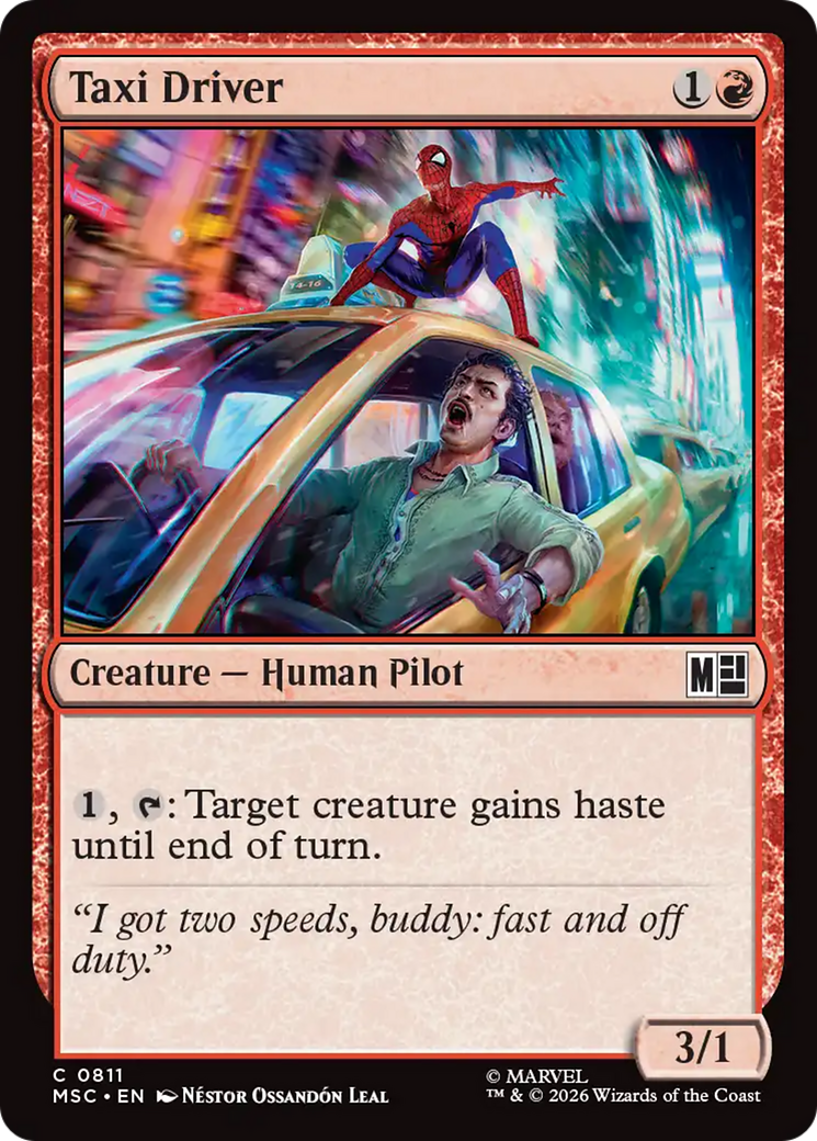 Taxi Driver [Marvel Super Heroes Commander] | L.A. Mood Comics and Games