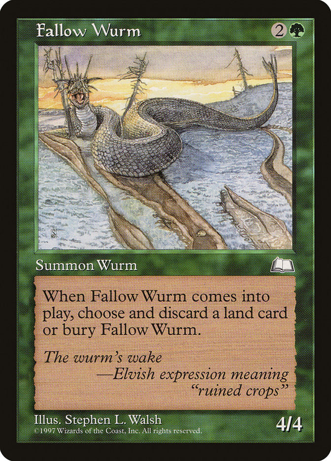 Fallow Wurm [Weatherlight] | L.A. Mood Comics and Games
