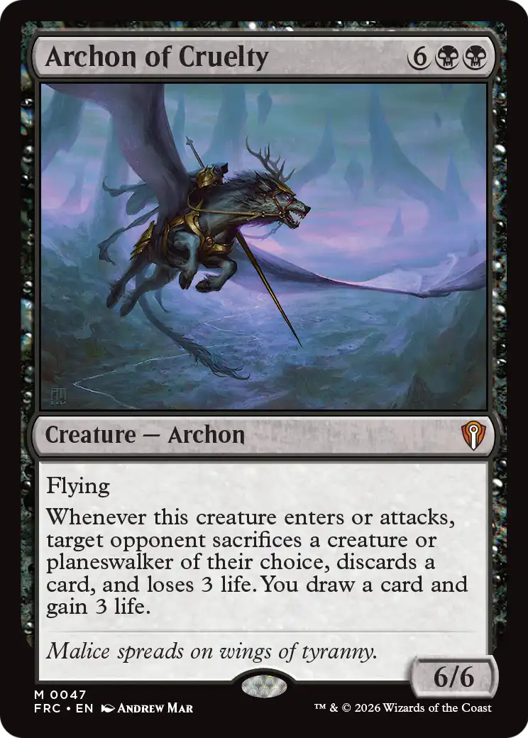 Archon of Cruelty [Reality Fracture Commander] | L.A. Mood Comics and Games